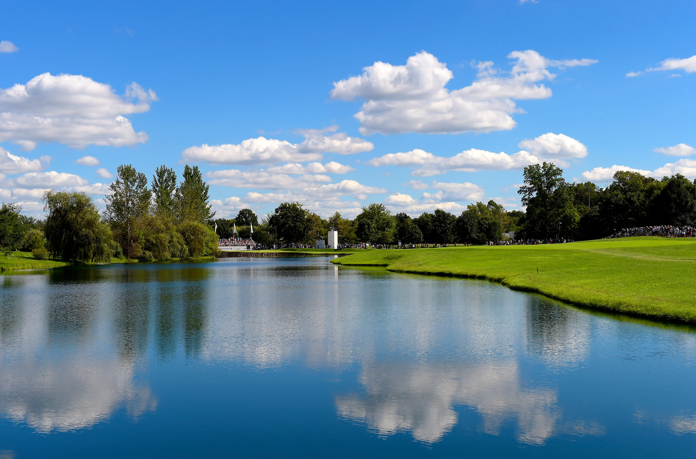 Crooked-Stick's tough-looking 8th hole with water along the left