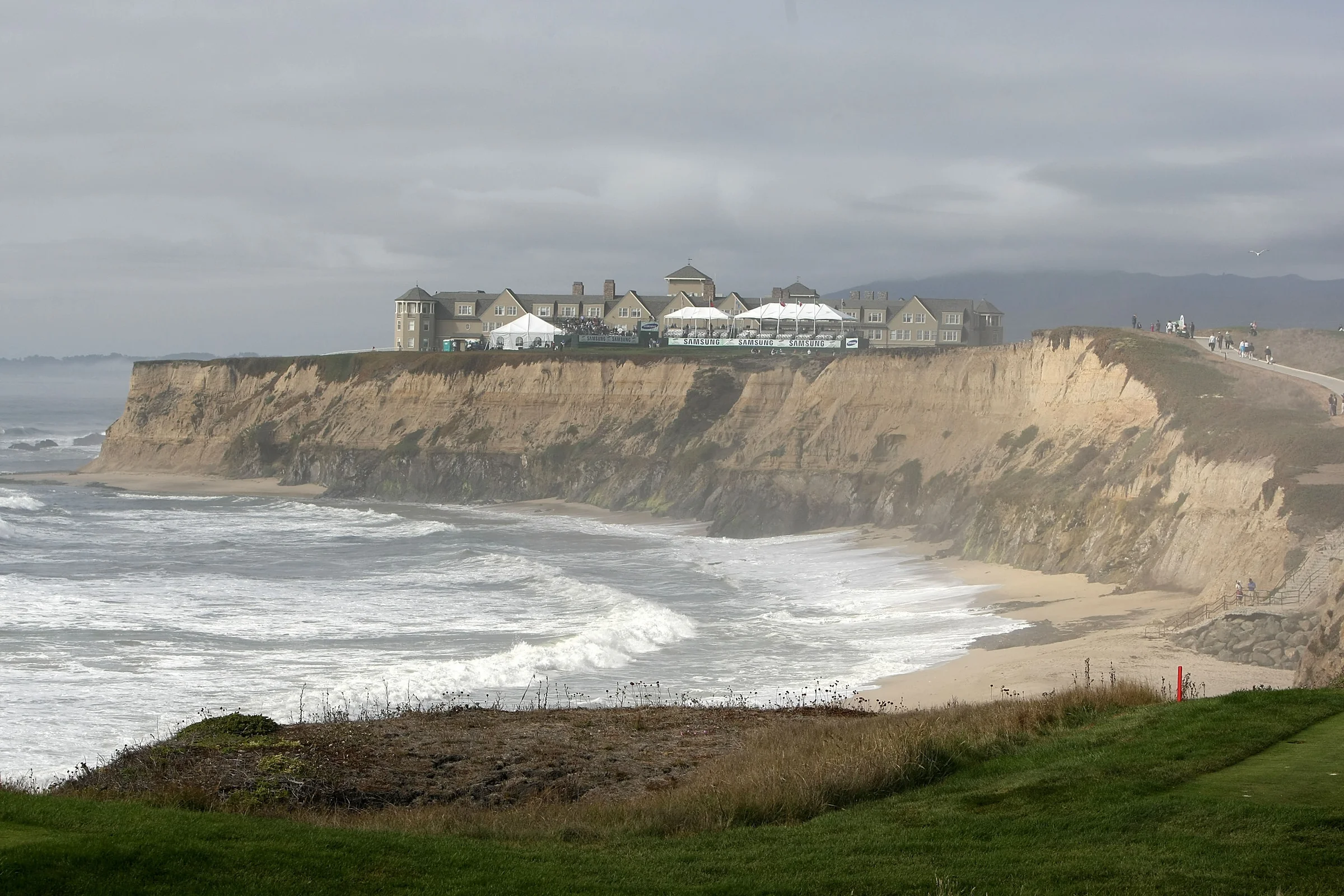 Closing hole at Half Moon Bay Ocean Course