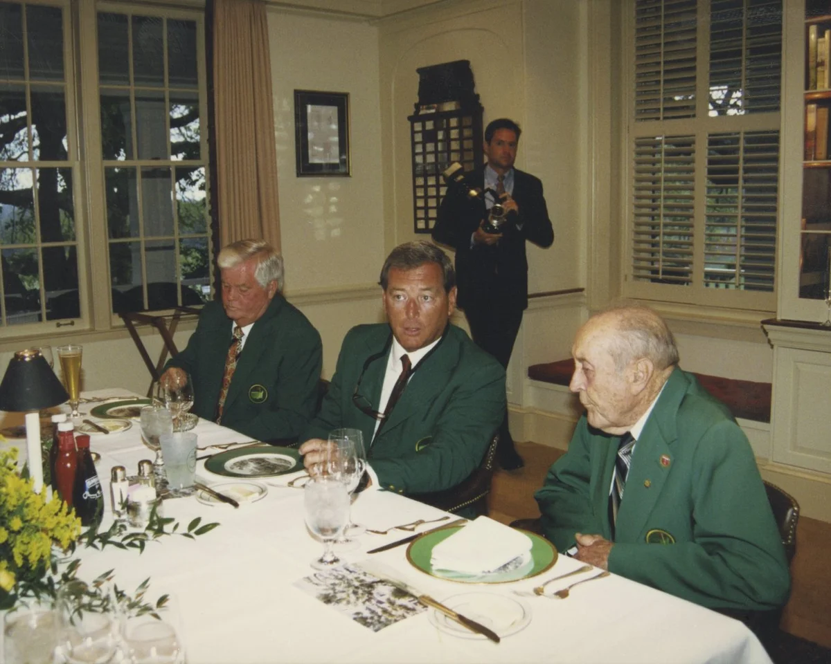 Masters winners at 1997 Champions Dinner