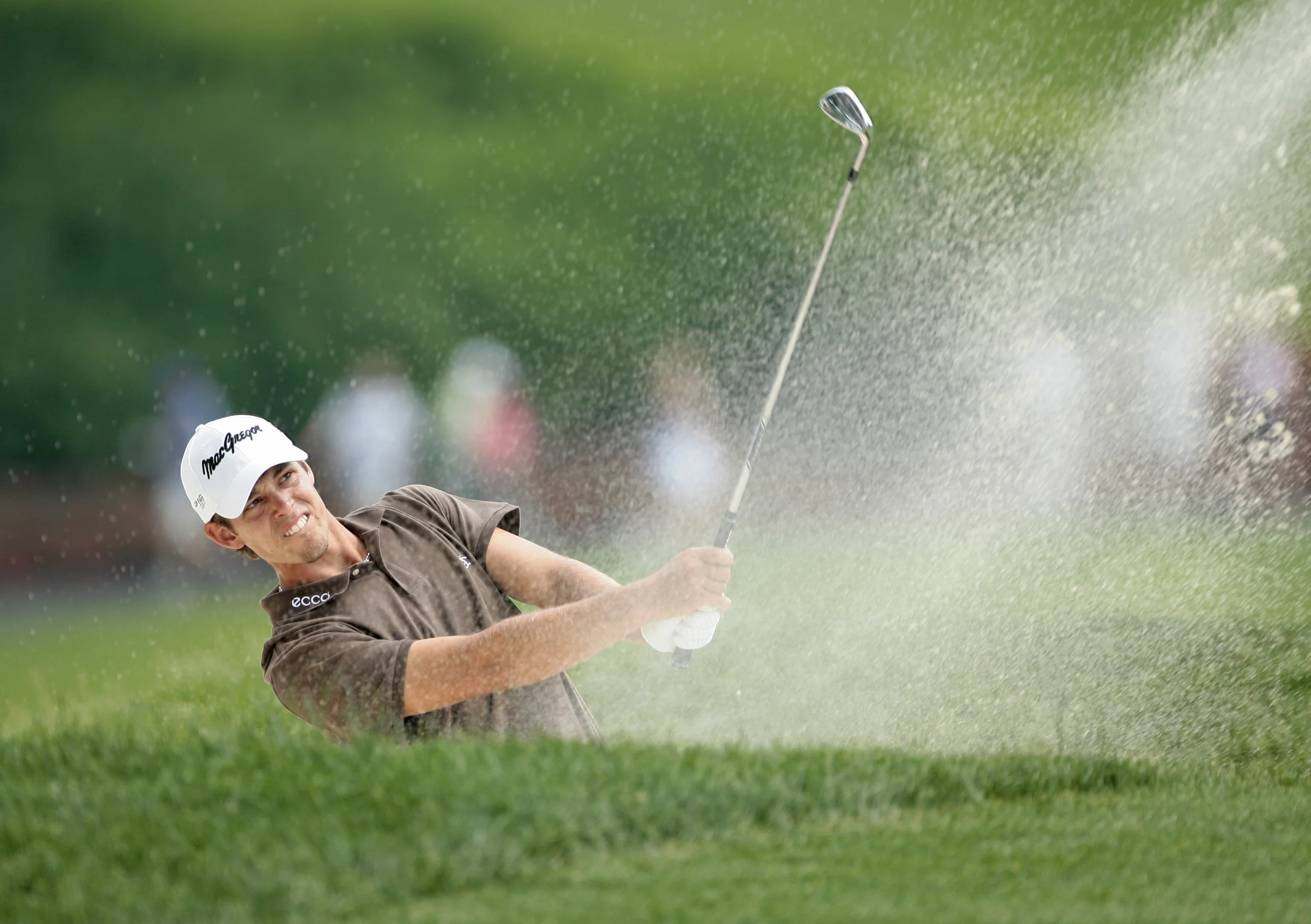 Aaron Baddeley wearing a MacGregor Hat on the PGA Tour in 2007