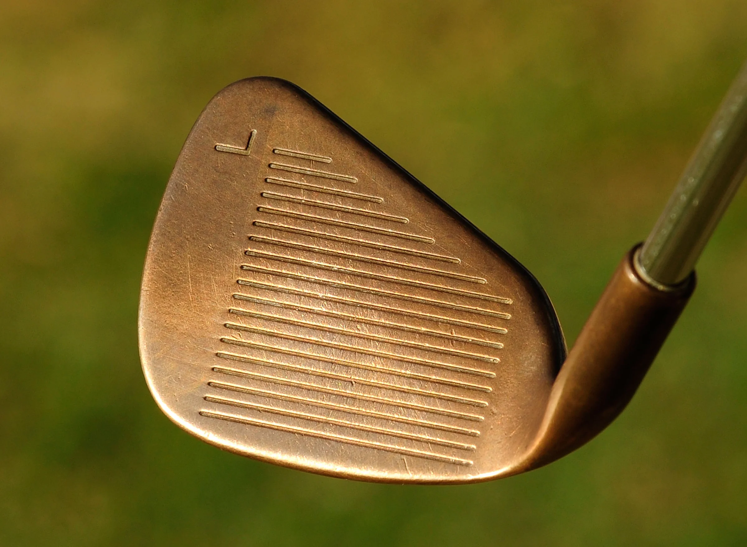 Lob wedge against blurred background