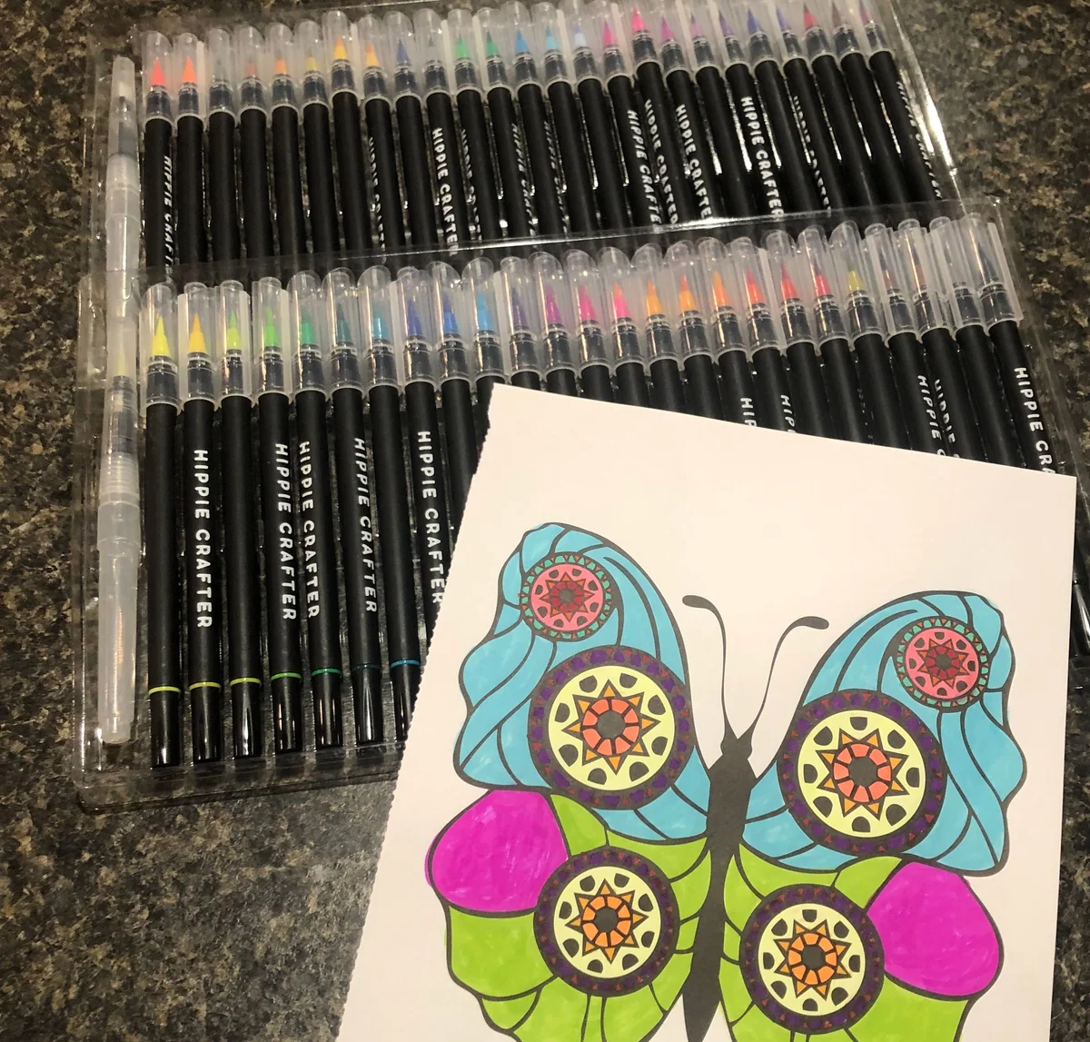 Hippier crafter pens and project by Debbie M. 