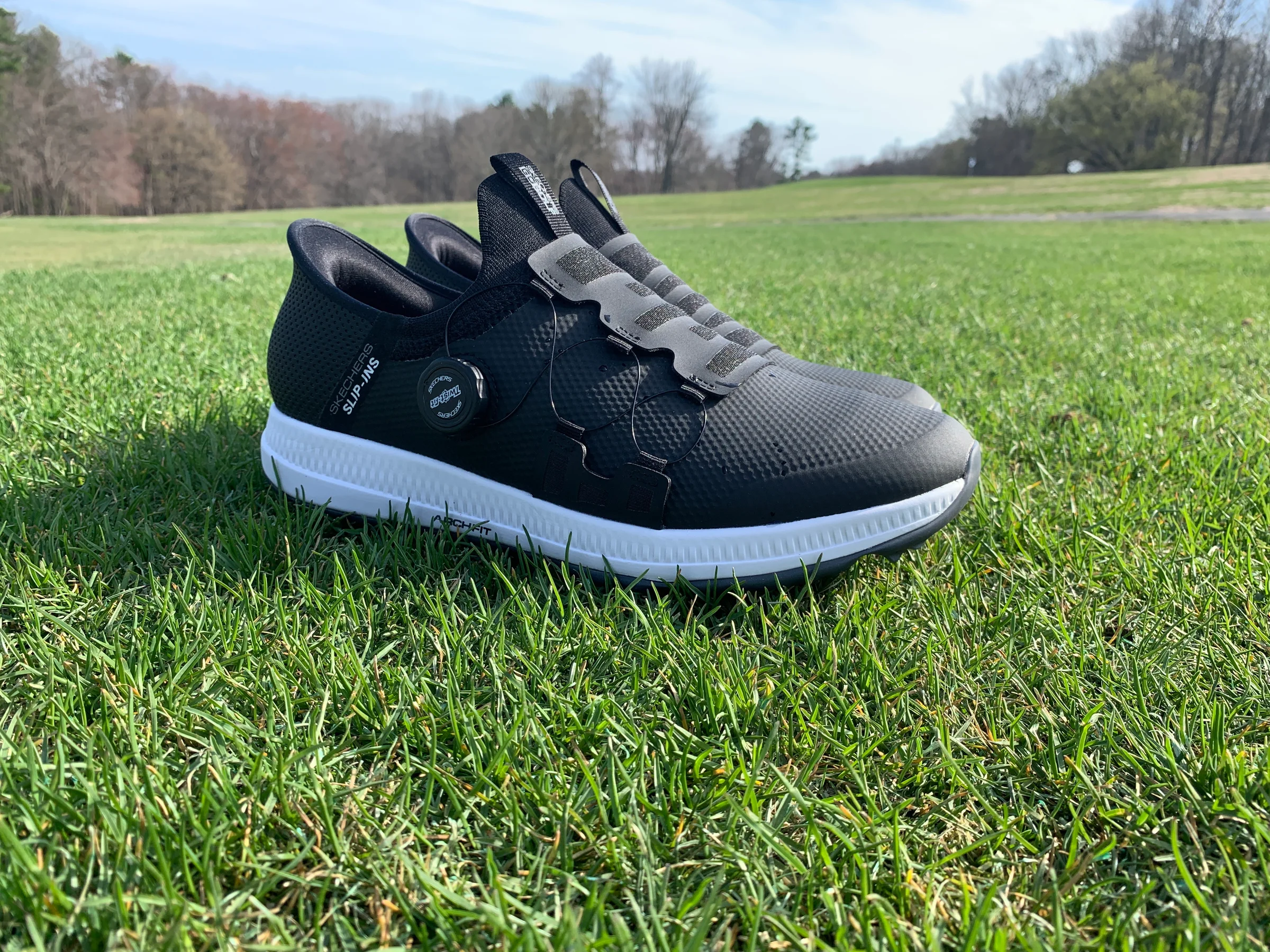 Skechers GO GOLF Elite 5 Slip in during GolfLink testing