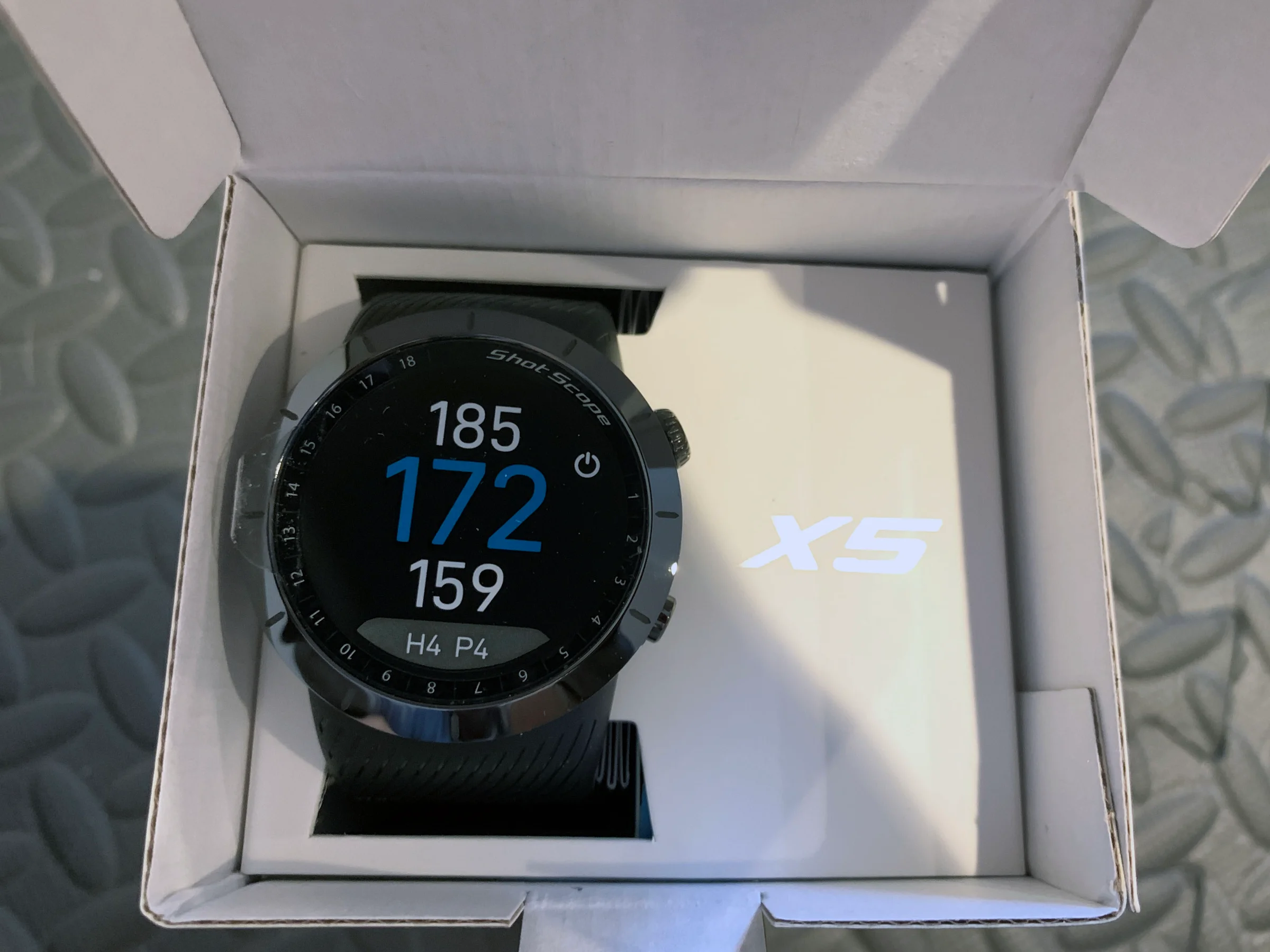 Shot Scope X5 in the box