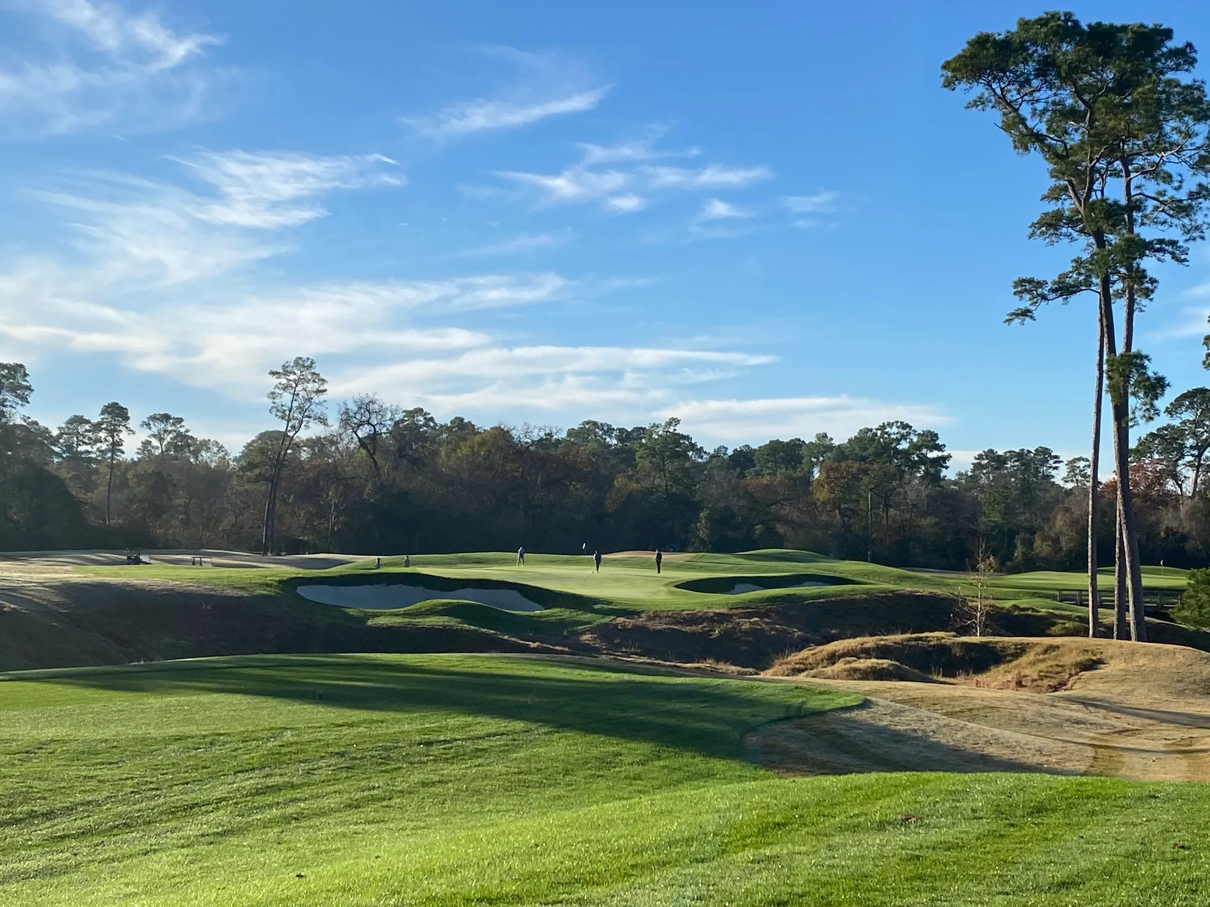 Memorial Park's par-3 second hole