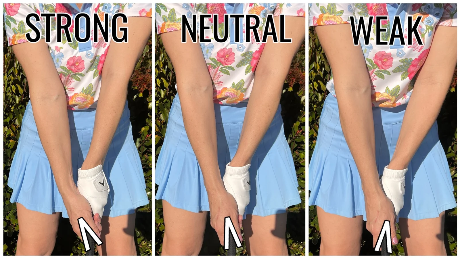 Strong vs. Weak Golf Grip
