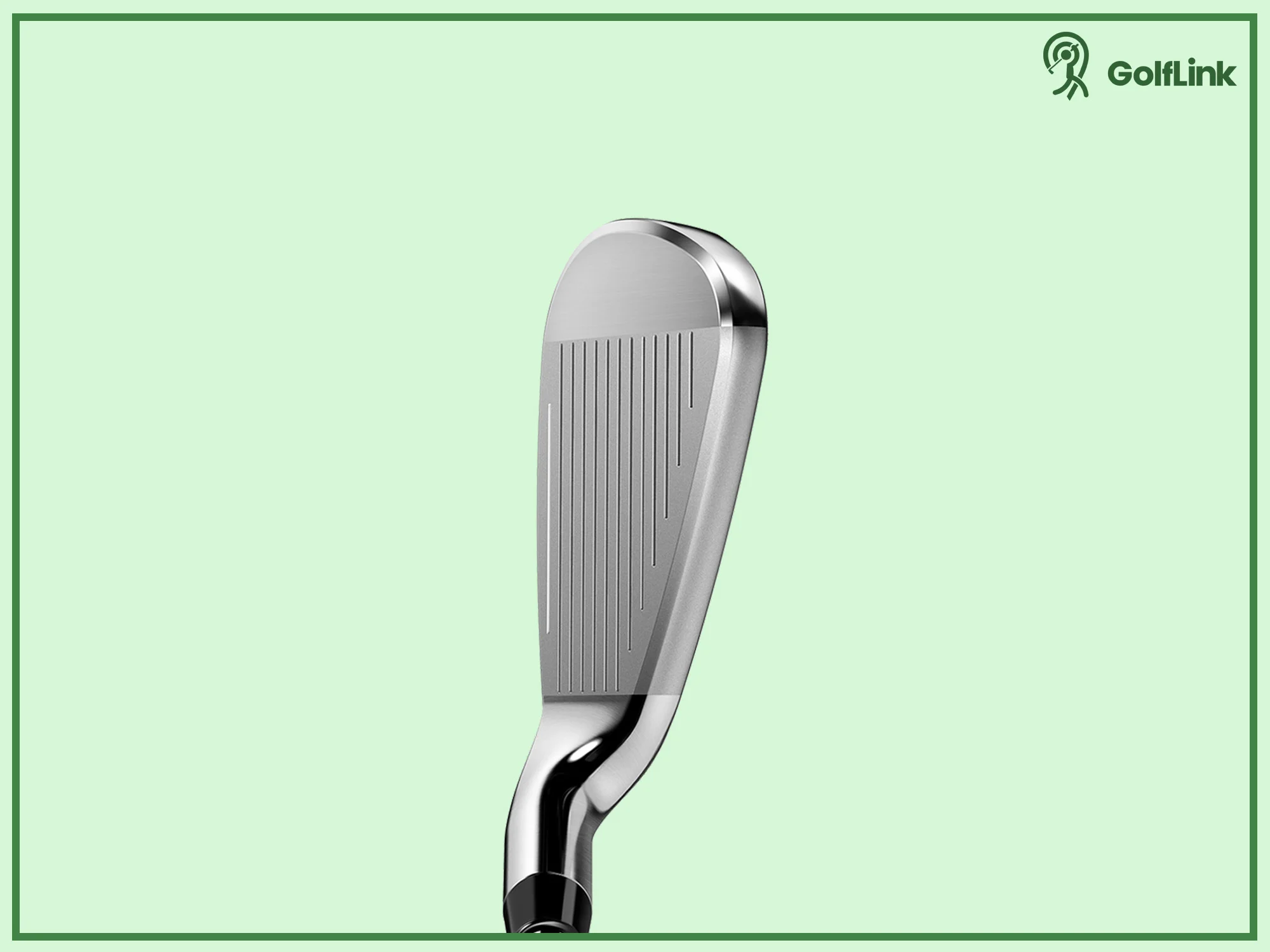 Golf iron with offset