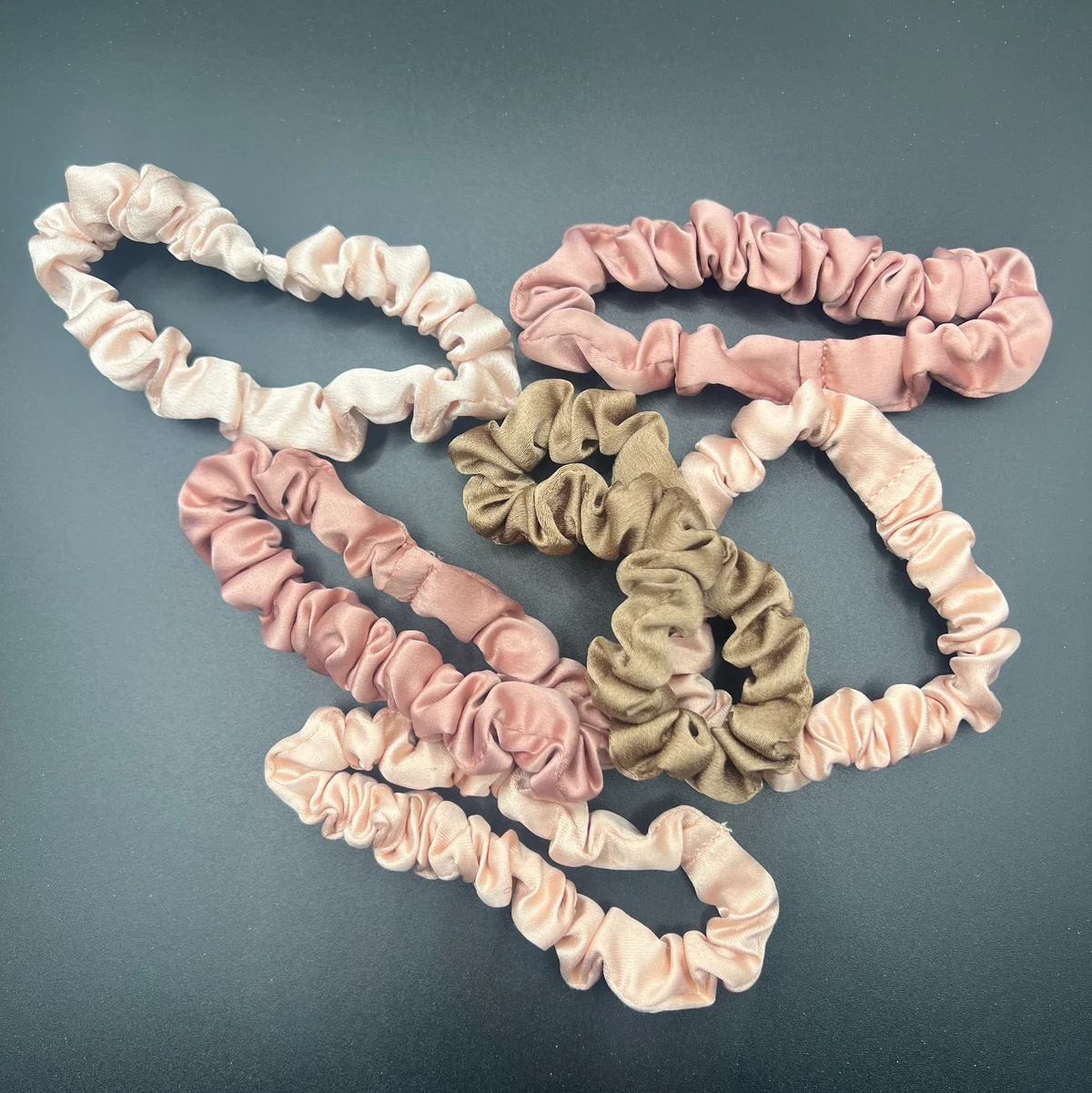 Kitsch satin hair ties