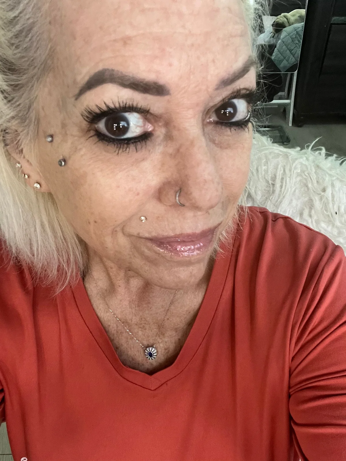 Peggy G wearing Lash Princess mascara