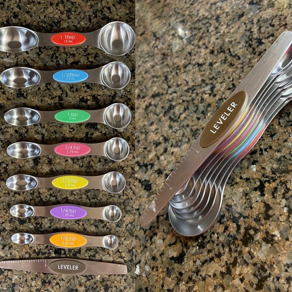 Magnetic measuring spoons from Shannon W. 