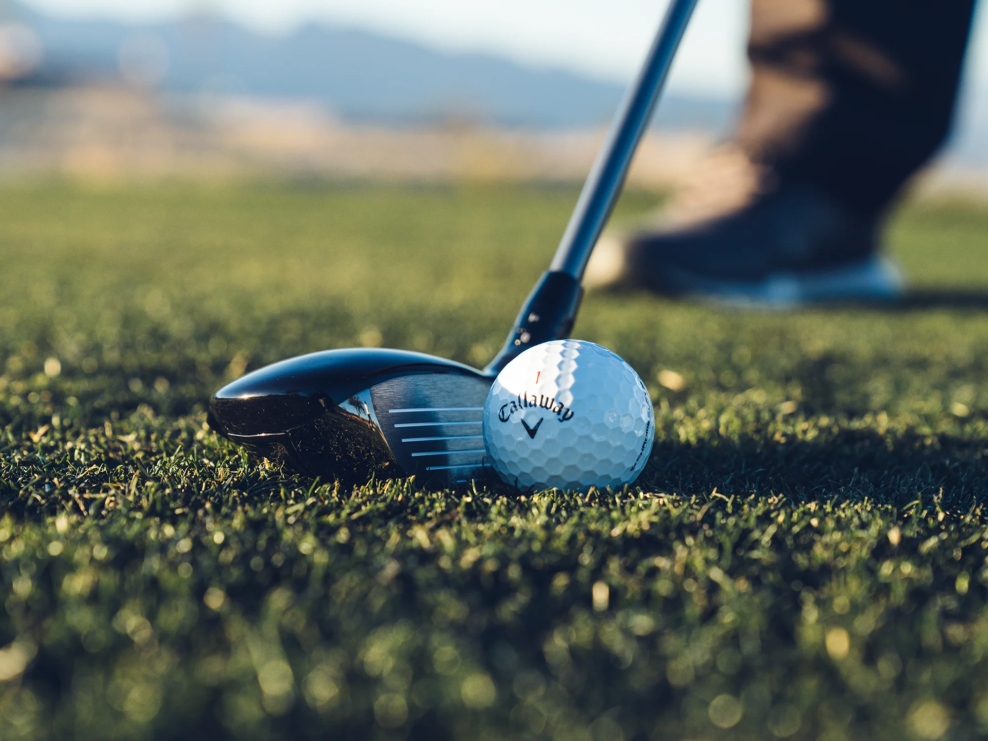 Callaway Paradym hybrid at address
