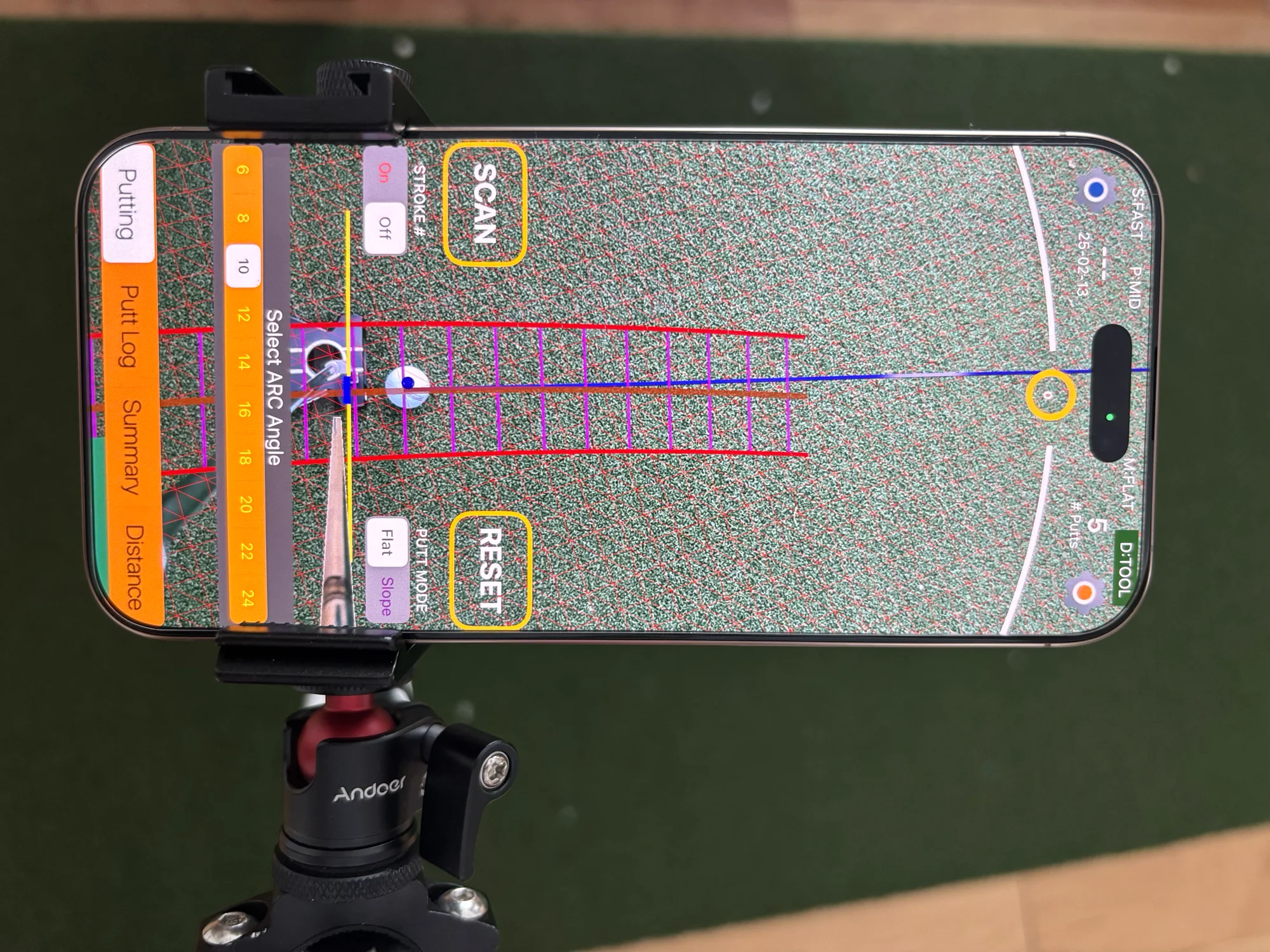 Putt Preview AR putting app