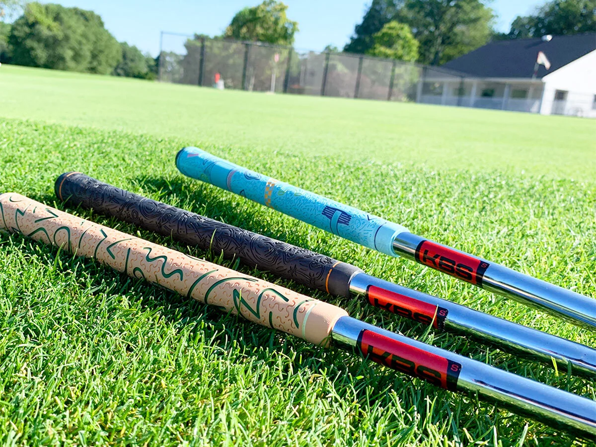 RIPIT Grips on the fringe of a putting green