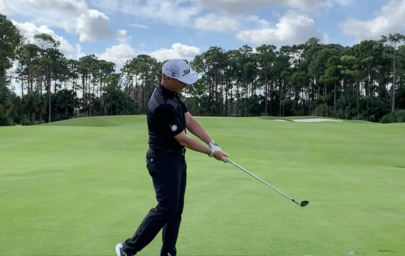 Mark Blackburn demonstrates this wedge shaft lean drill