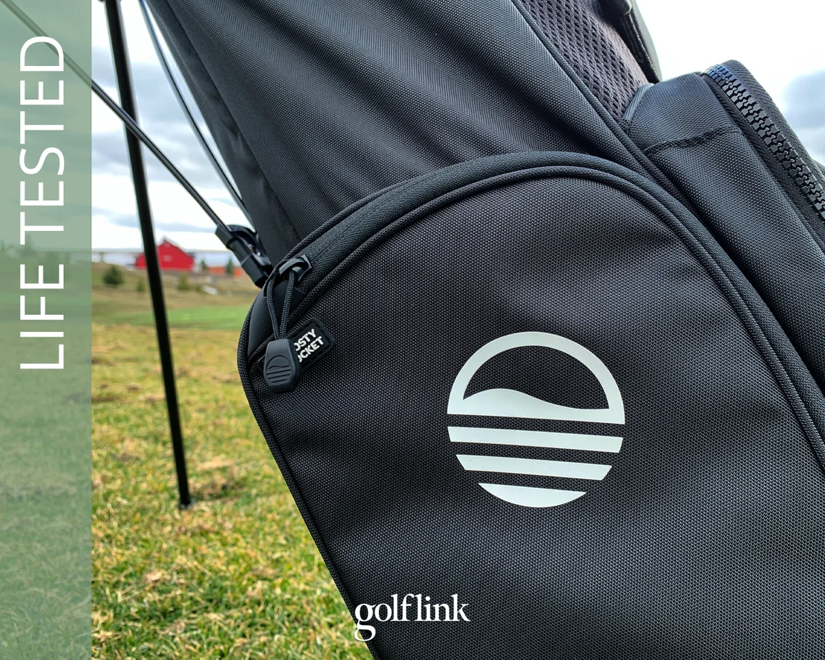 The Frosty Pocket on the Sunday Golf El Camino bag