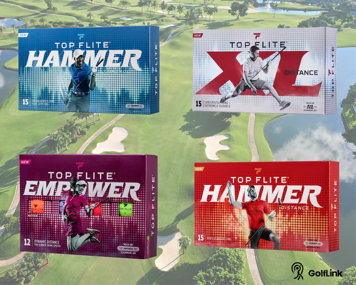 Top Flite golf ball boxes