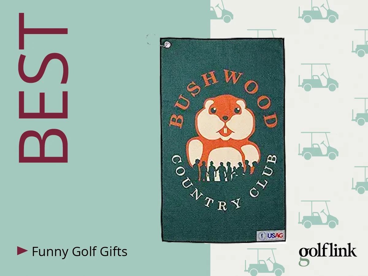 U Suck At Golf Bushwood Country Club Towel