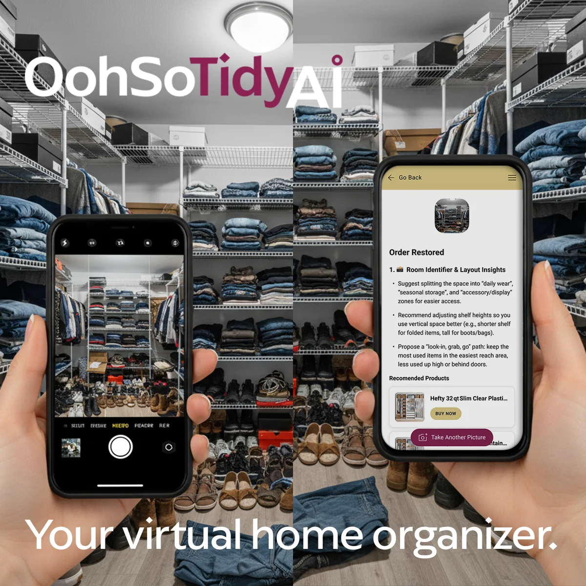 OohSoTidyAI in action