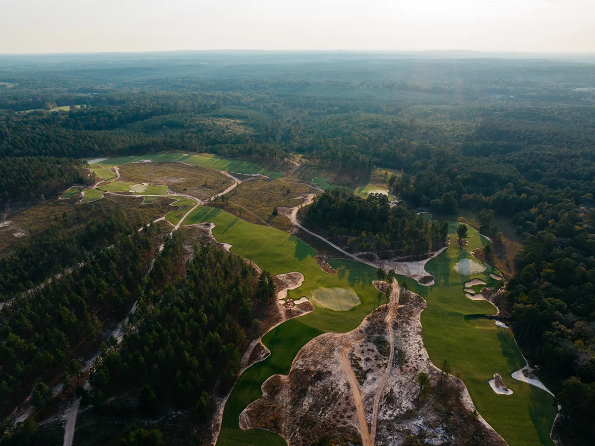 Aerial shot of Wild Spring Dunes