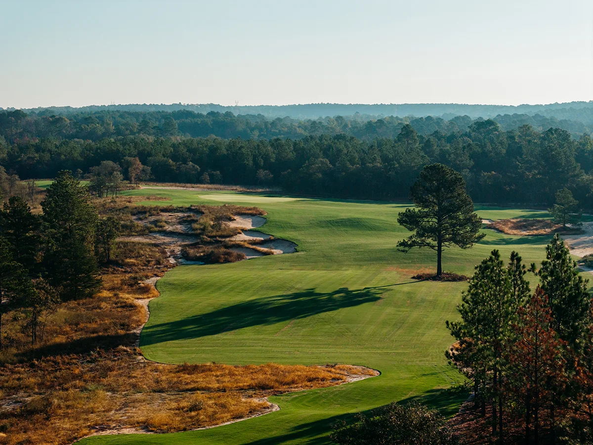 Aerial shot at Wild Spring Dunes Doak Course
