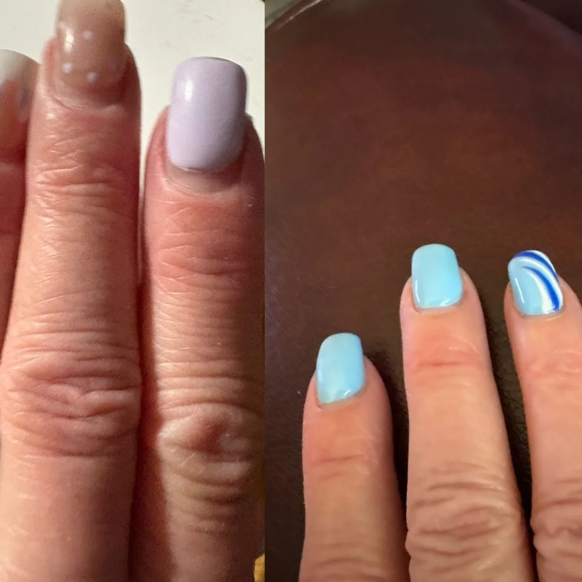 Beauty by Earth cuticle oil before and after