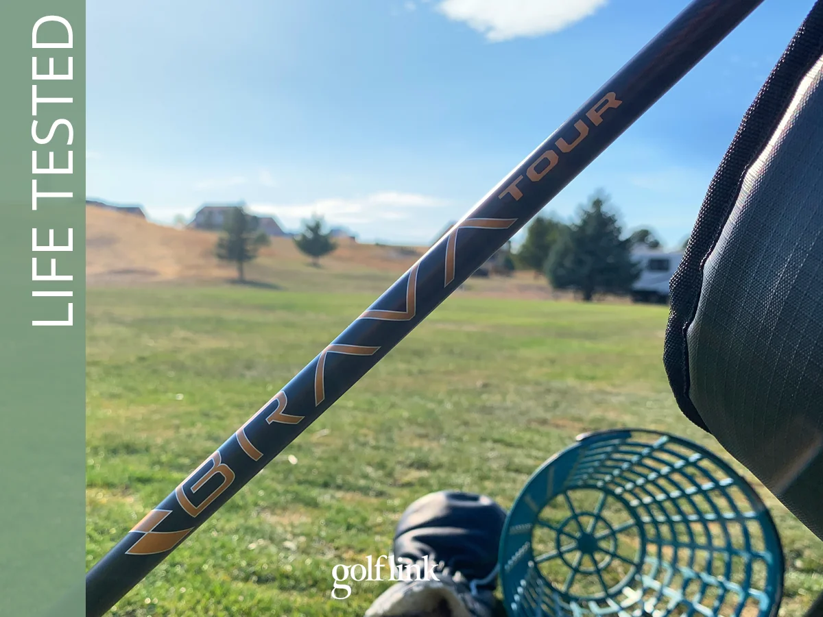 Brava Tour driver shaft during GolfLink testing