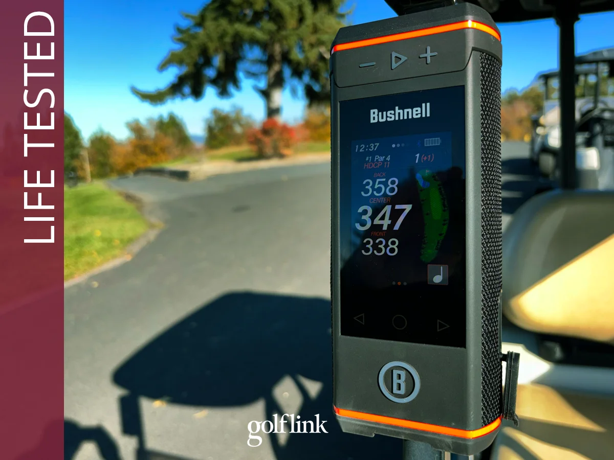 Bushnell Wingman HD during GolfLink testing