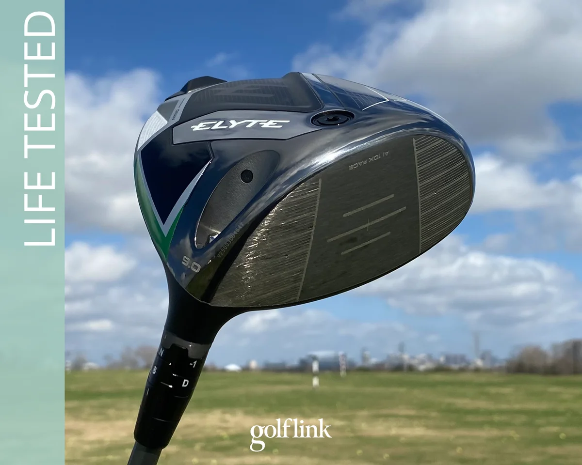 Callaway Elyte driver during GolfLink testing