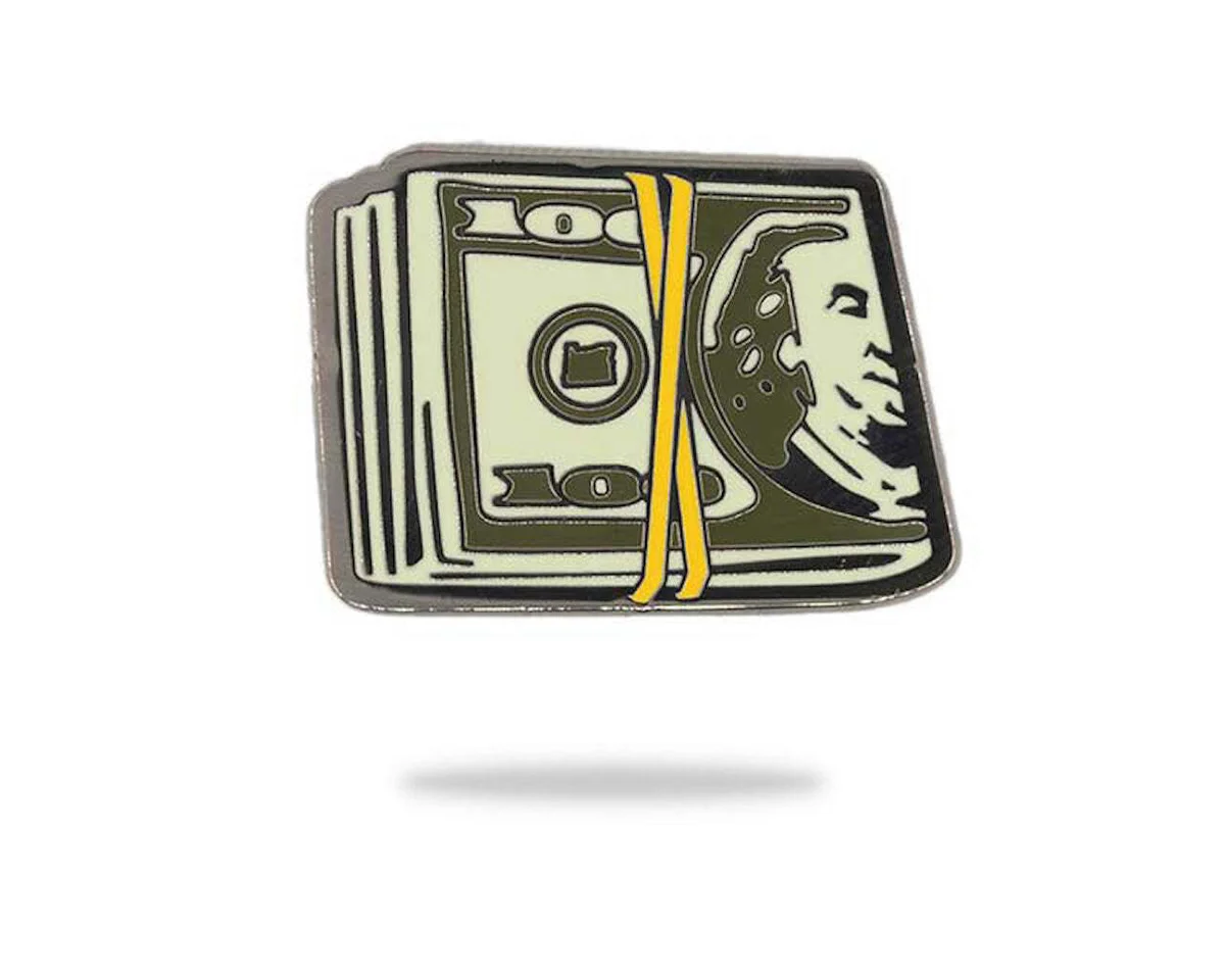 Matchstick cash stack golf ball marker