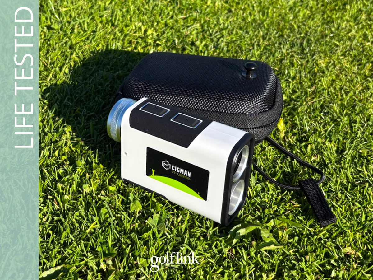 Cigman CT-1200 Pro during GolfLink testing