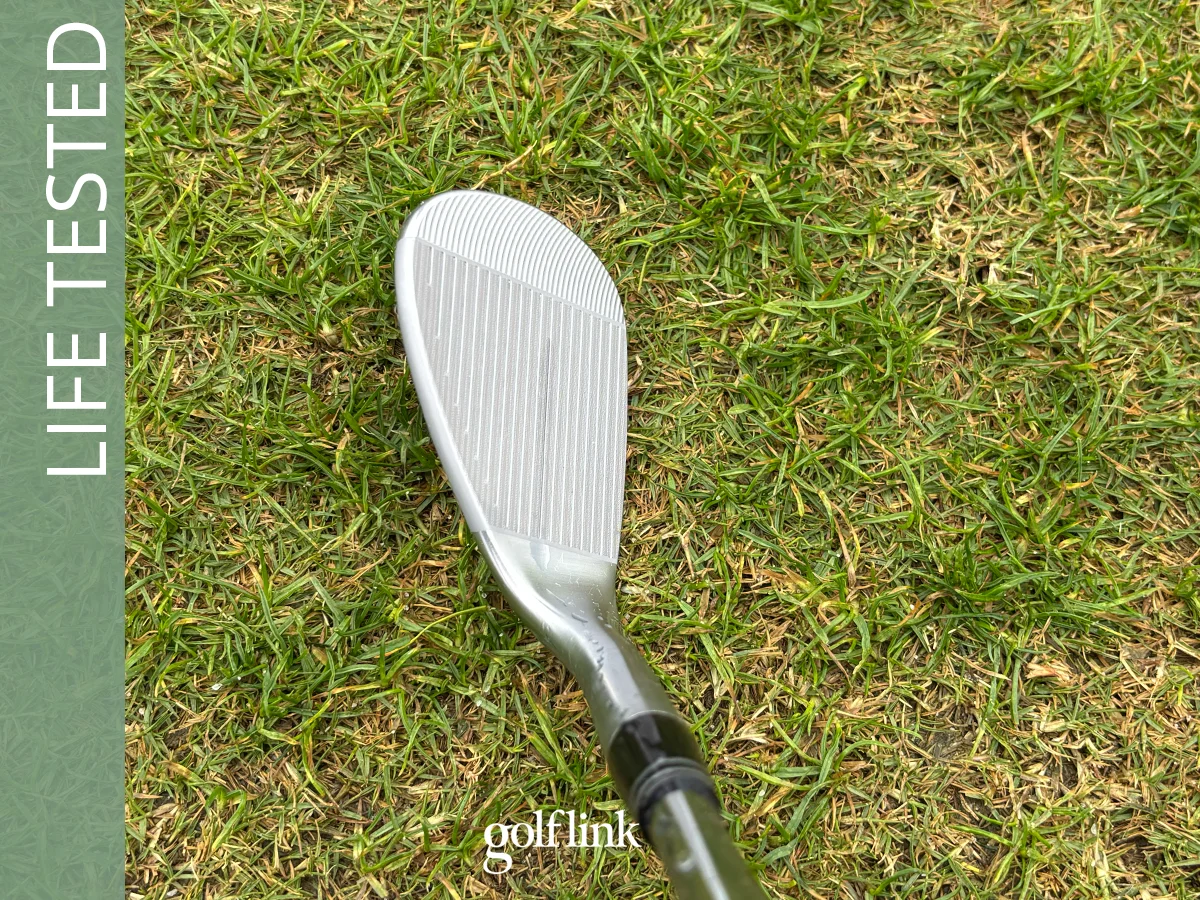 Cleveland RTZ wedge at address during GolfLink testing