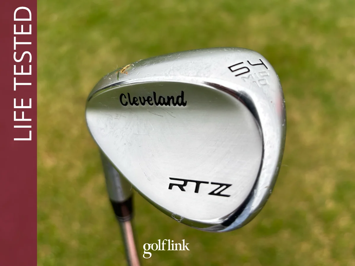 Cleveland RTZ wedge during GolfLink testing