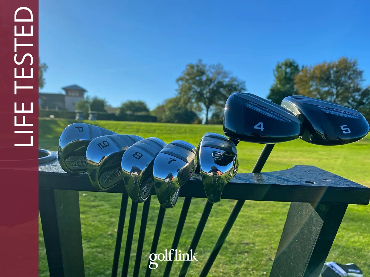 2025 Cobra Baffler iron set during GolfLink testing