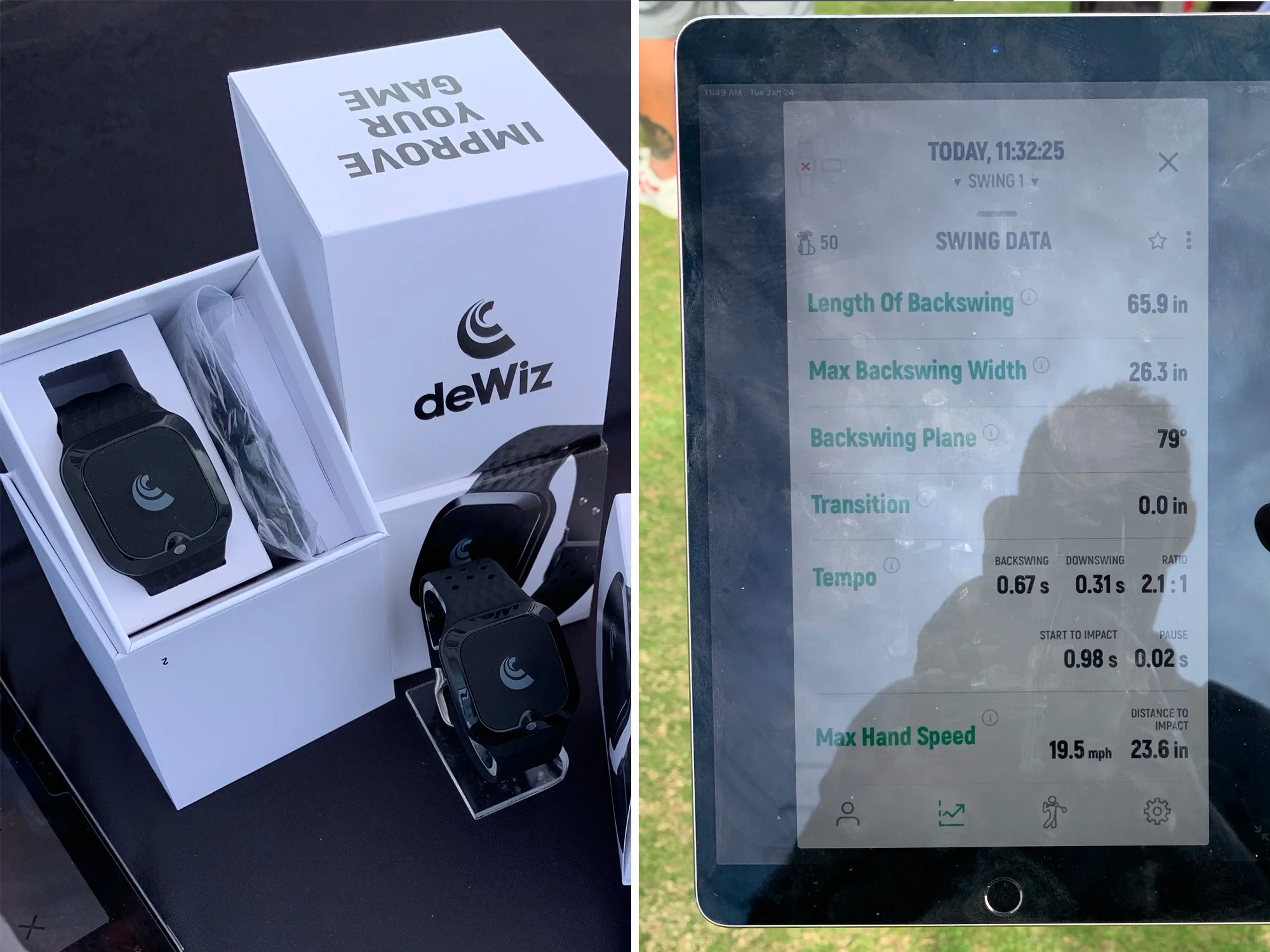 deWiz Golf Swing Modifier and App at the 2023 PGA Show