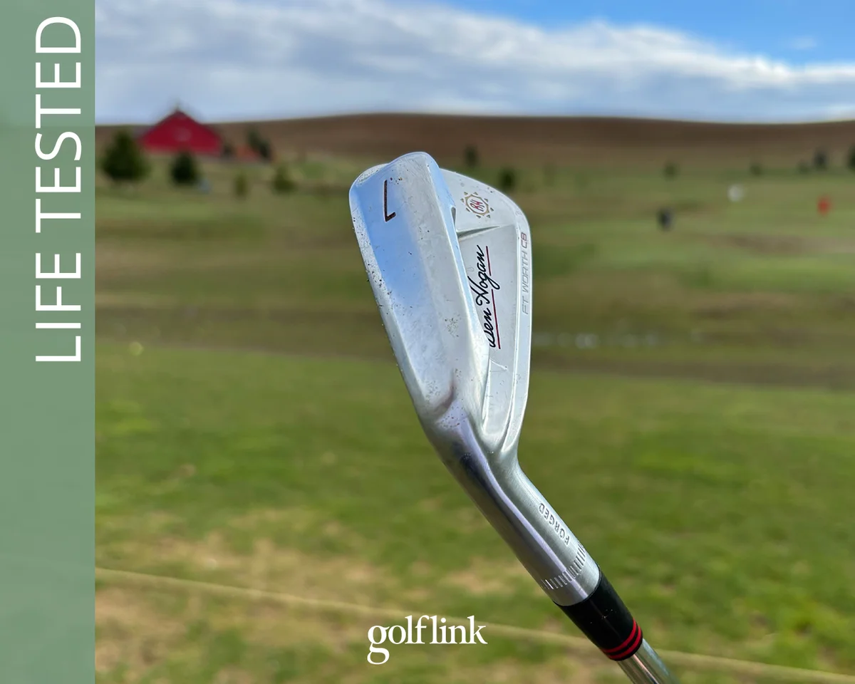 Ben Hogan Ft. Worth irons during GolfLink testing