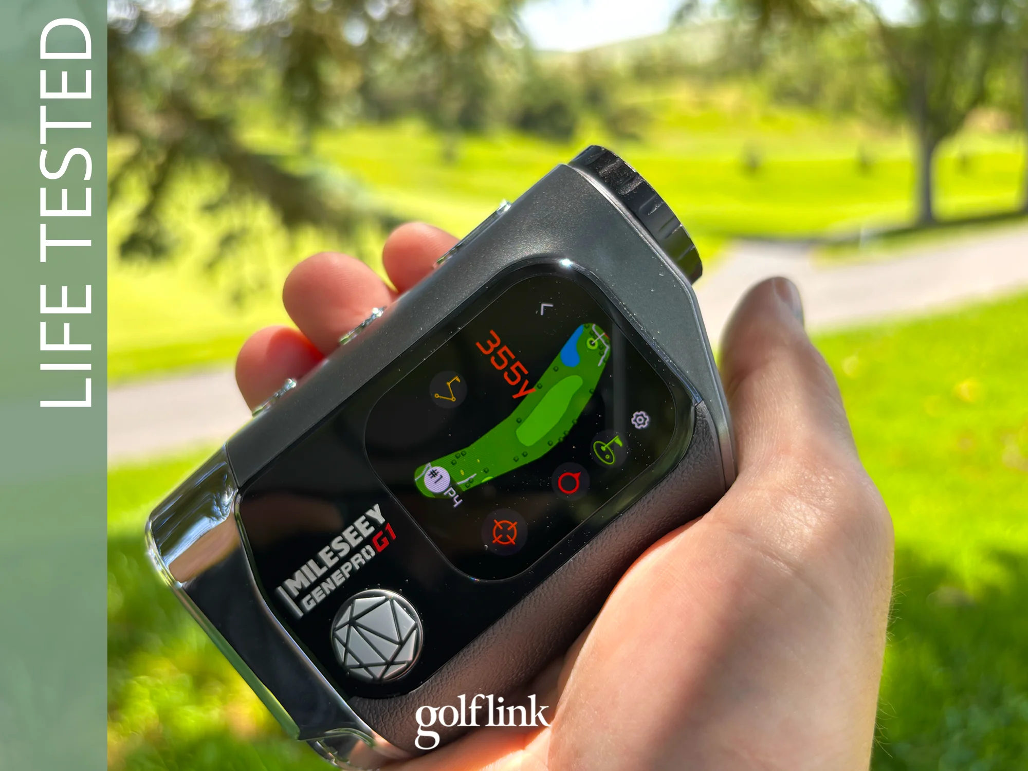 Mileseey Gene G1 Pro during GolfLink testing