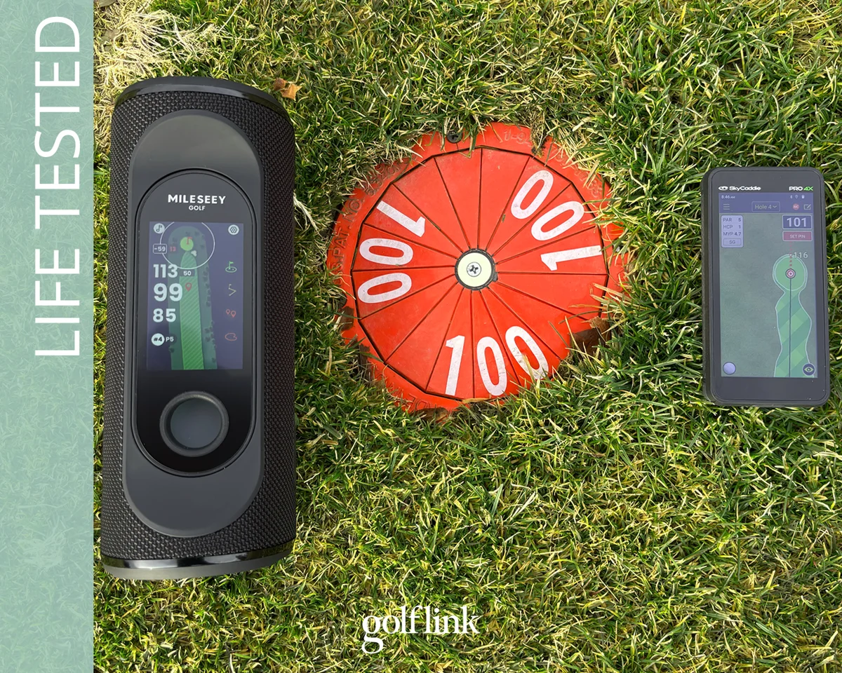 Mileseey GeneSonic Pro during GolfLink testing