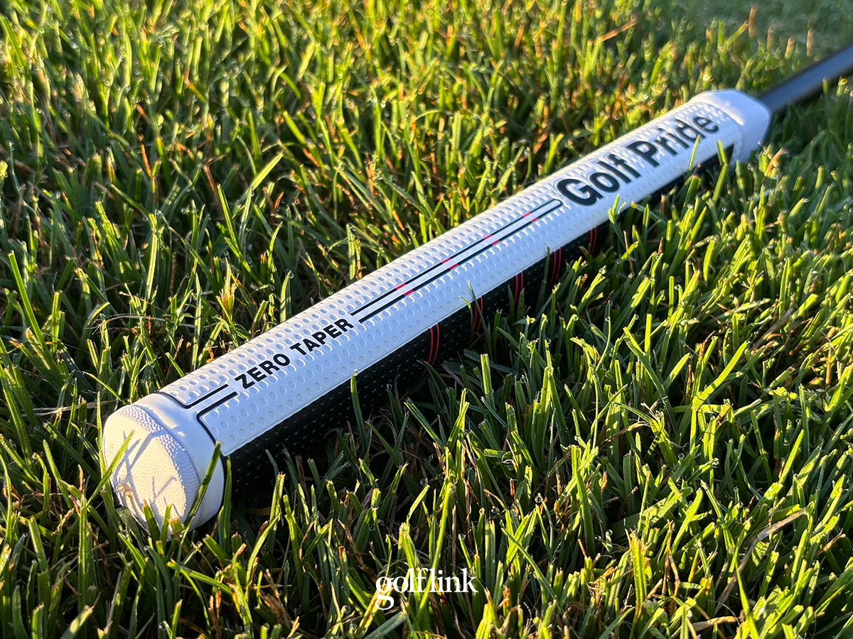 Golf Pride Zero Taper putter grip during GolfLink testing