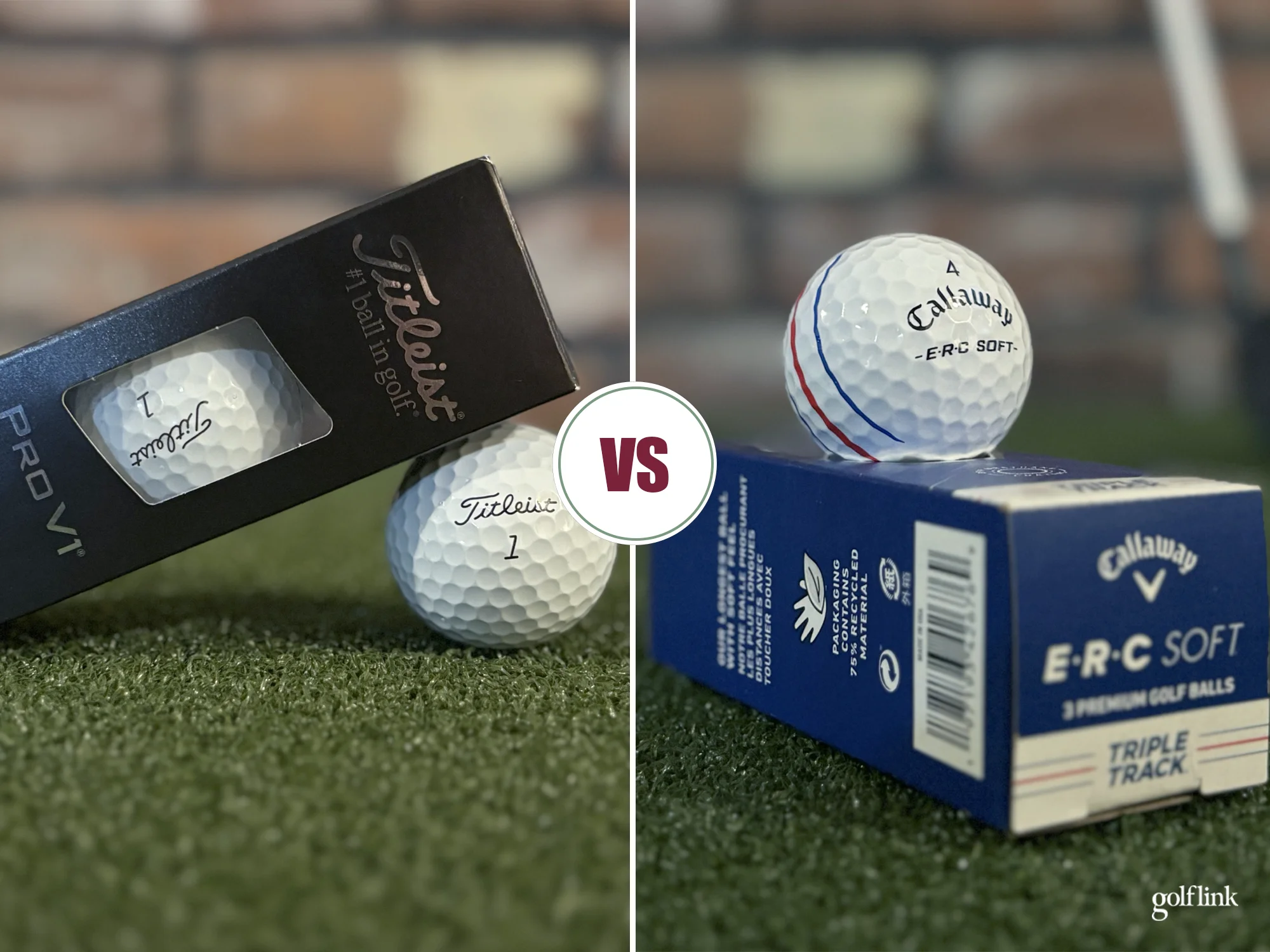 Titleist Pro V1 vs. Callaway ERC Soft