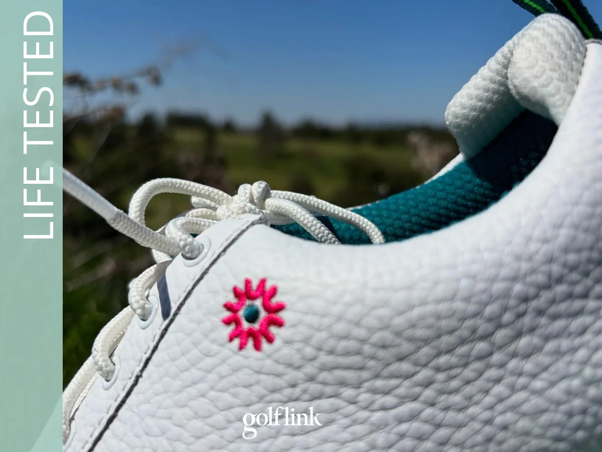 Heathlander golf shoe during GolfLink testing