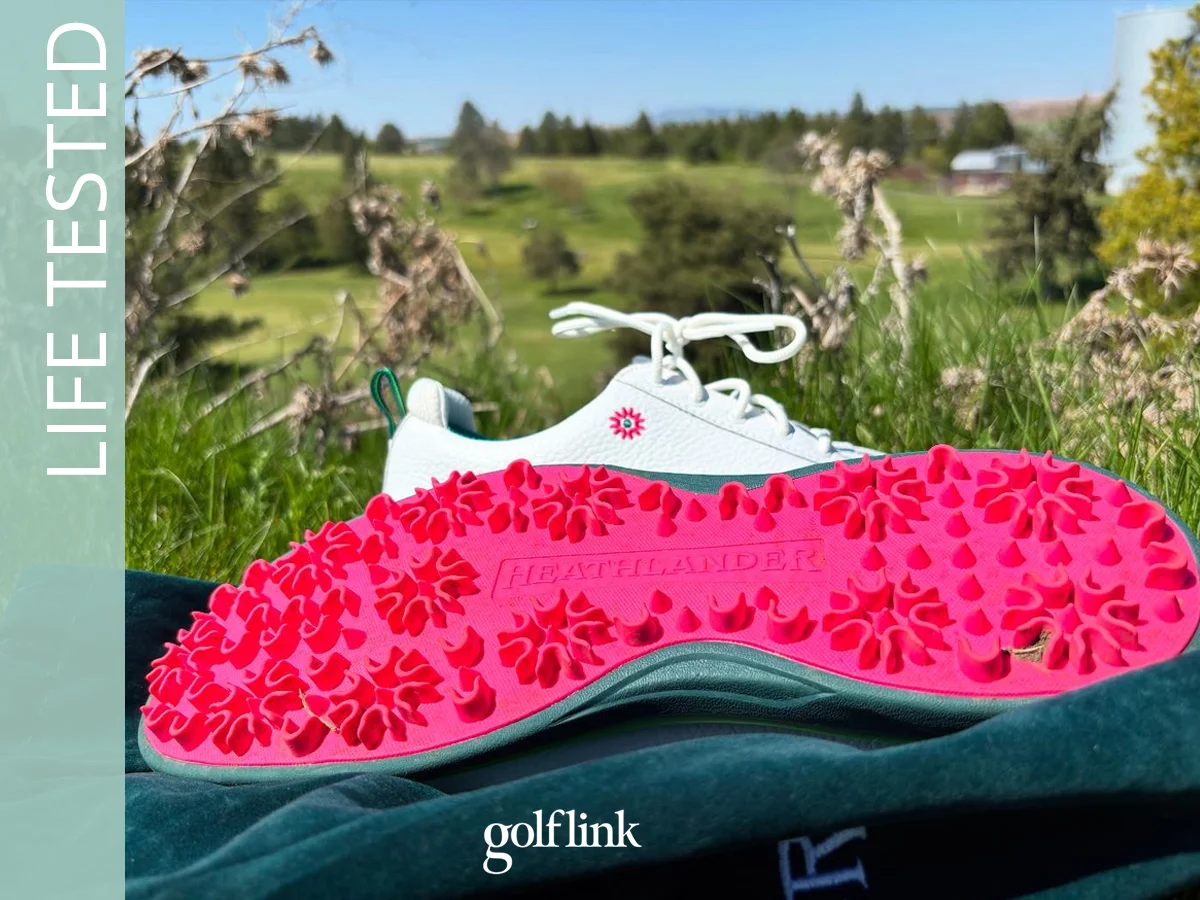 Heathlander Golf Shoe during GolfLink testing