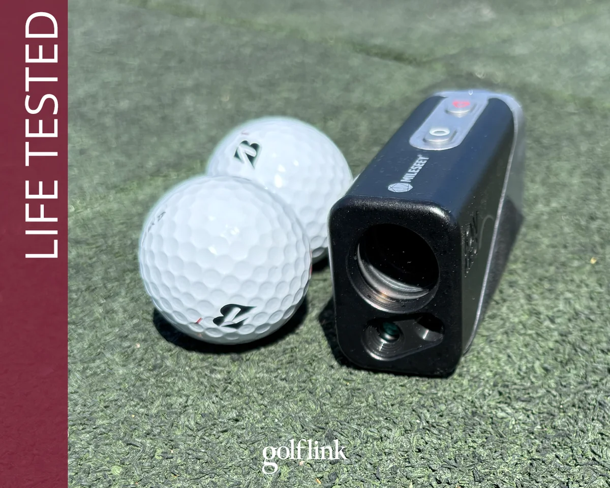 Mileseey IONME2 Rangefinder during GolfLink testing