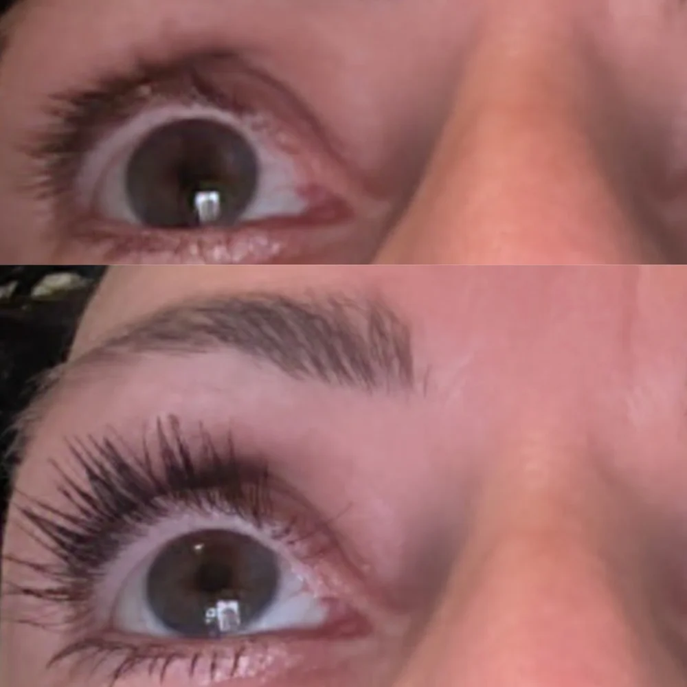 Babe Lash before & after, Terri N