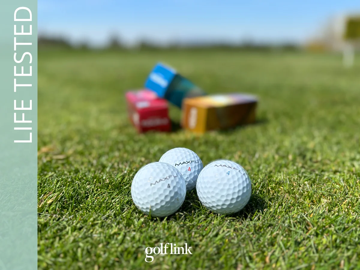 2025 Maxfli Tour lineup during GolfLink testing