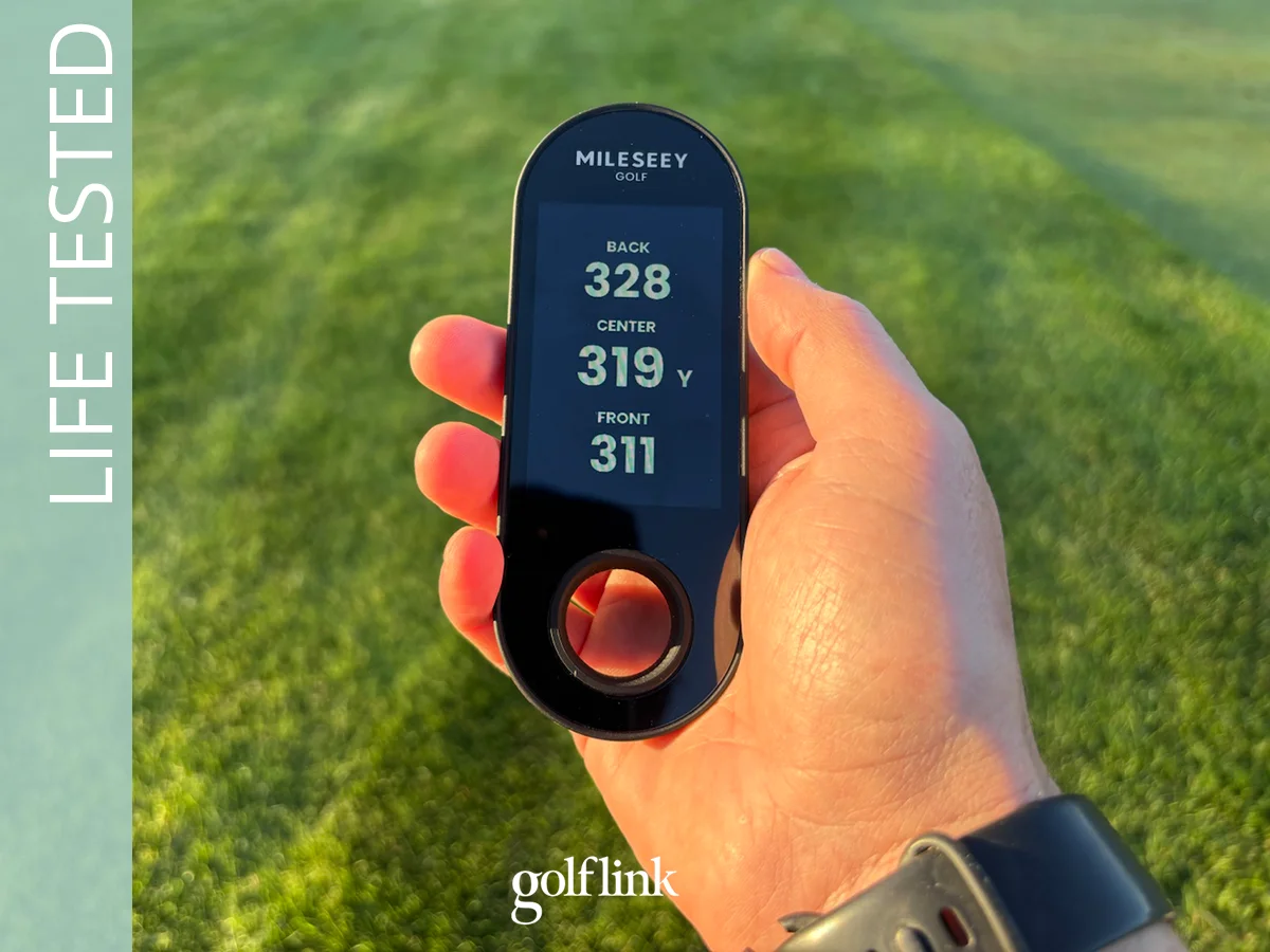 Mileseey GeneSonic Go during GolfLink testing