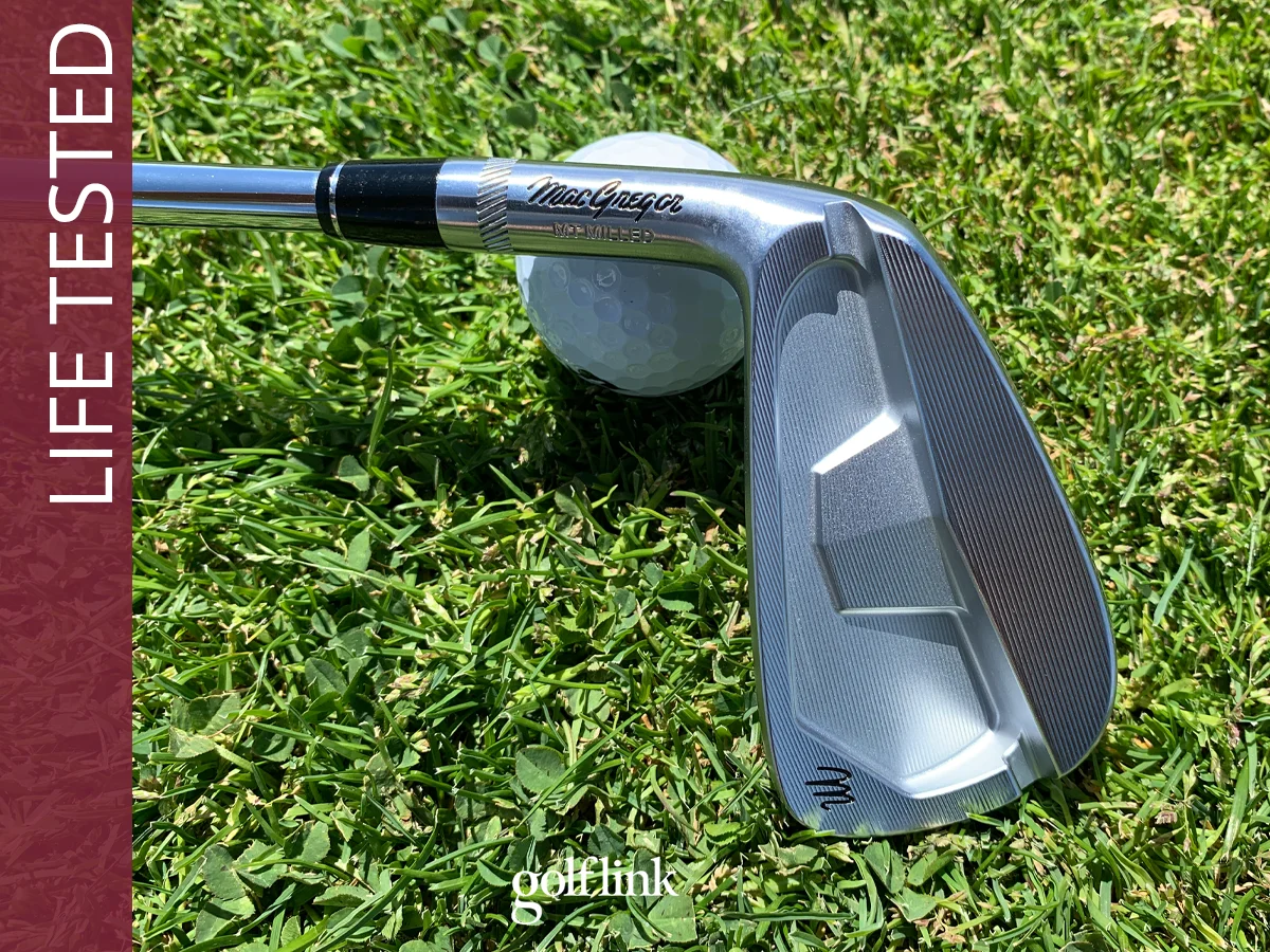 MacGregor MT Milled irons during GolfLink testing