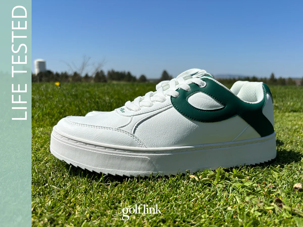 Pluto 1 Golf Shoes during GolfLink testing