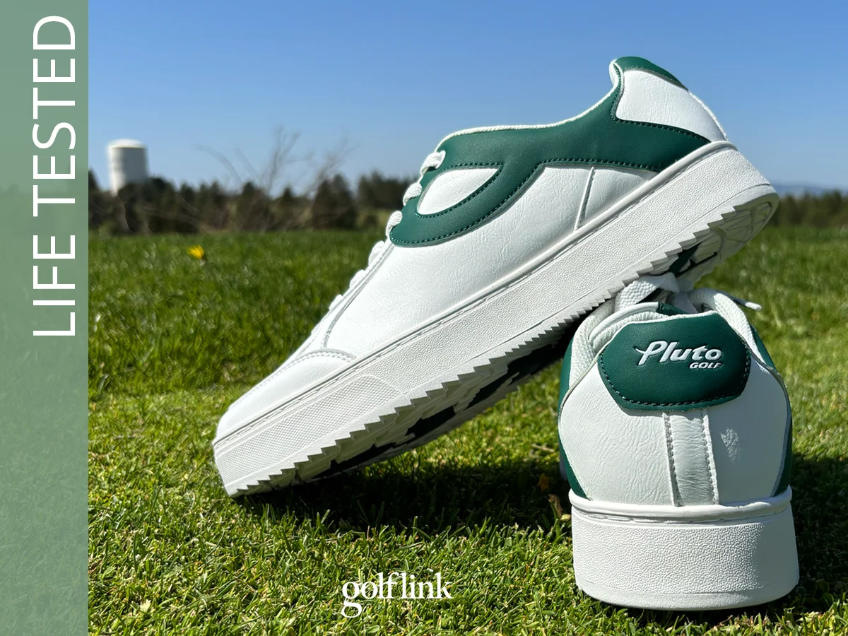 Pluto 1 all day golf shoes during GolfLink testing