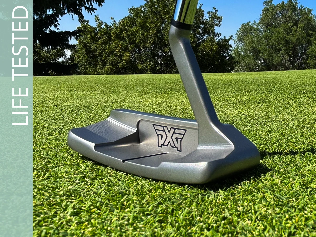 PXG Hellcat ZT putter during GolfLink testing