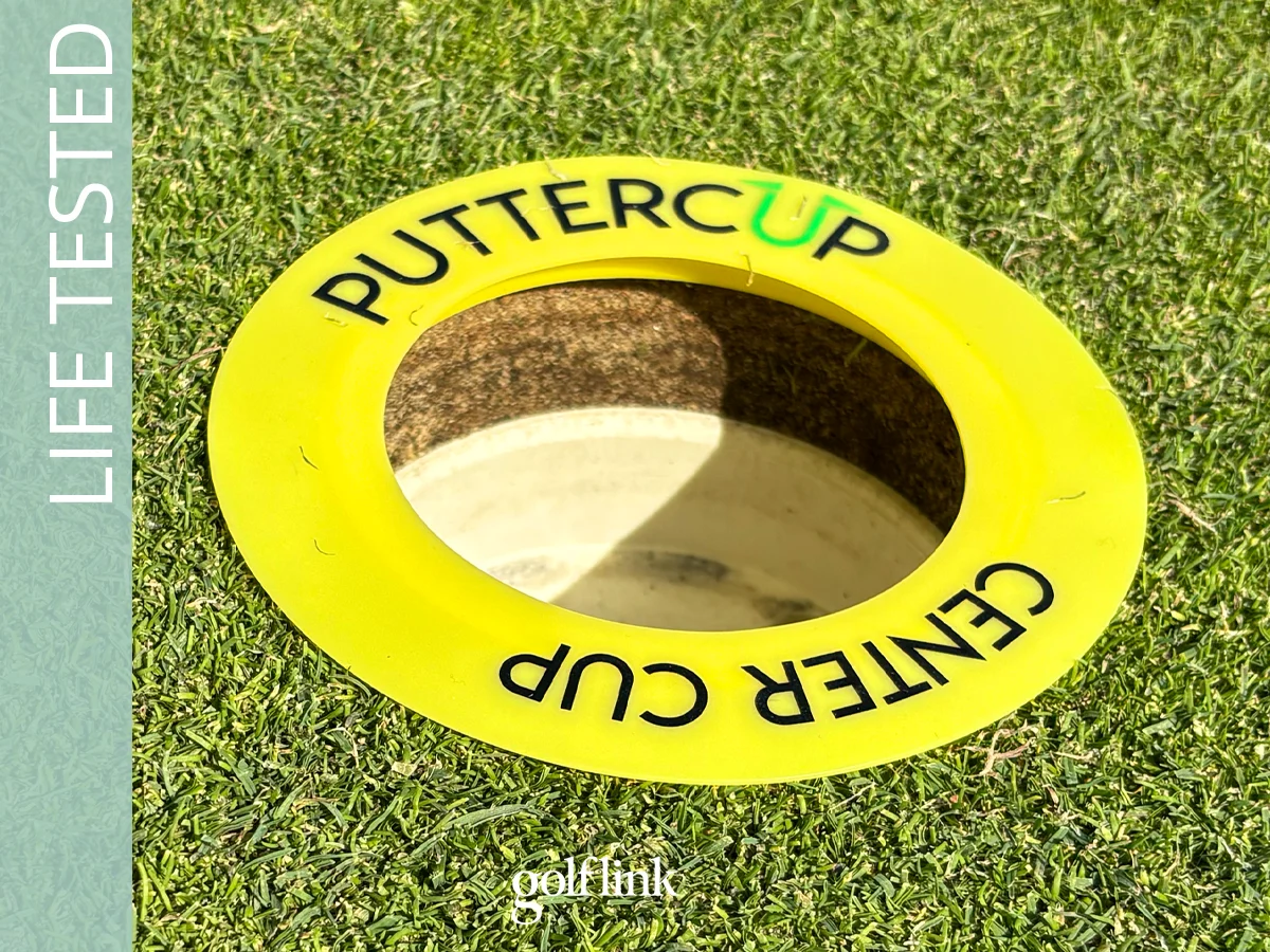 PutterCup during GolfLink testing
